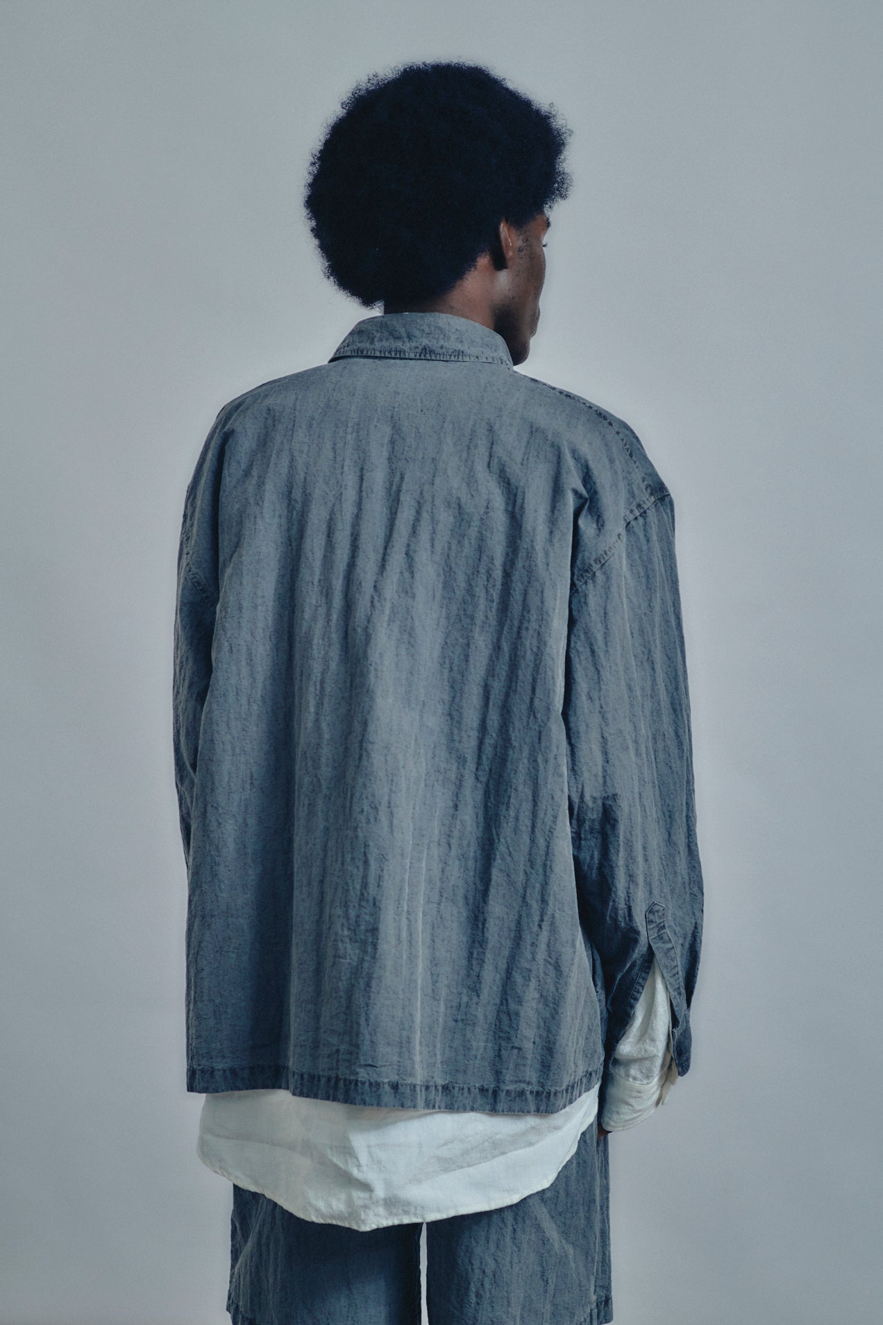 Pigment-Dyed long-Sleeve Shirt
