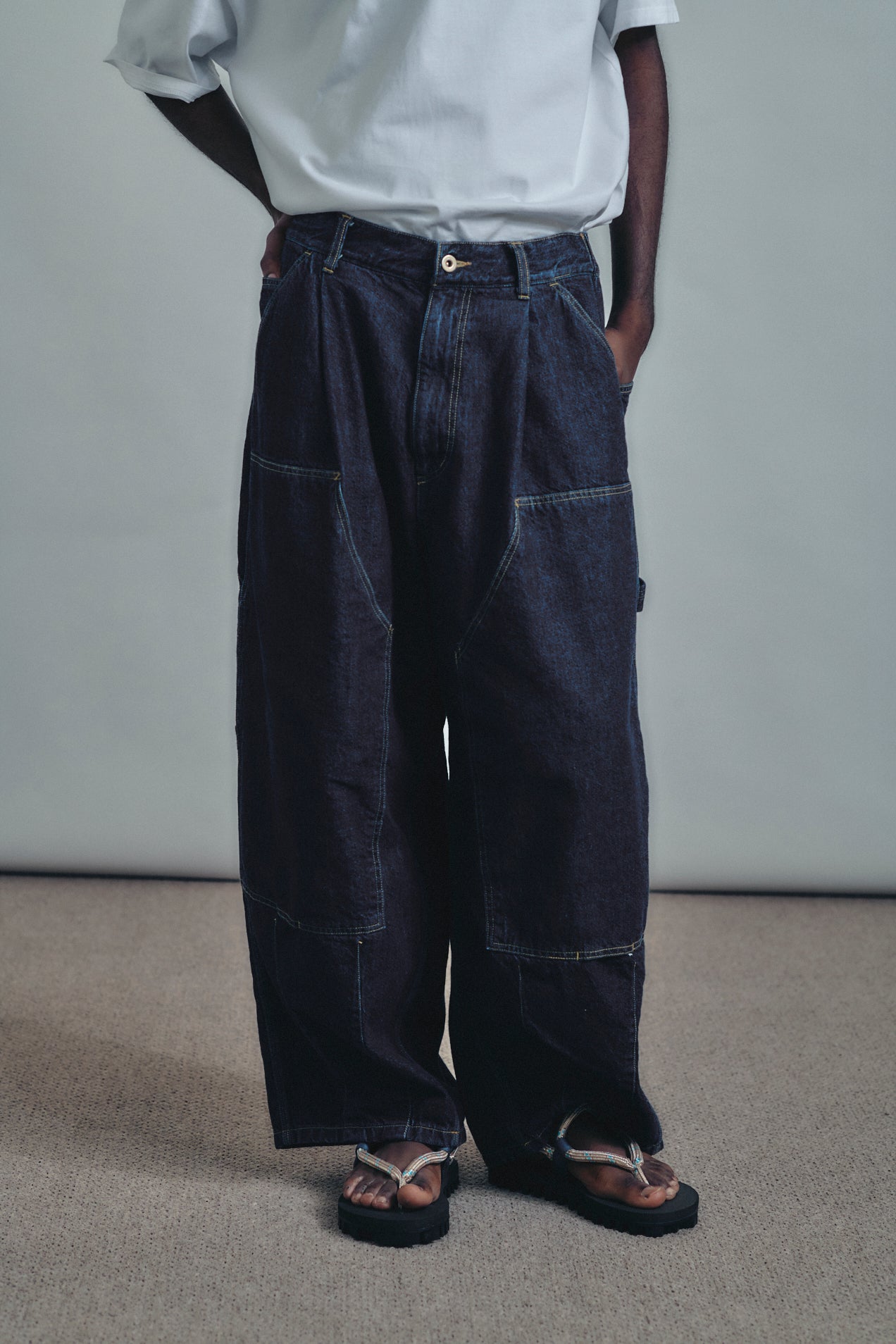 Double-Knee Balloon Painter Pants 5