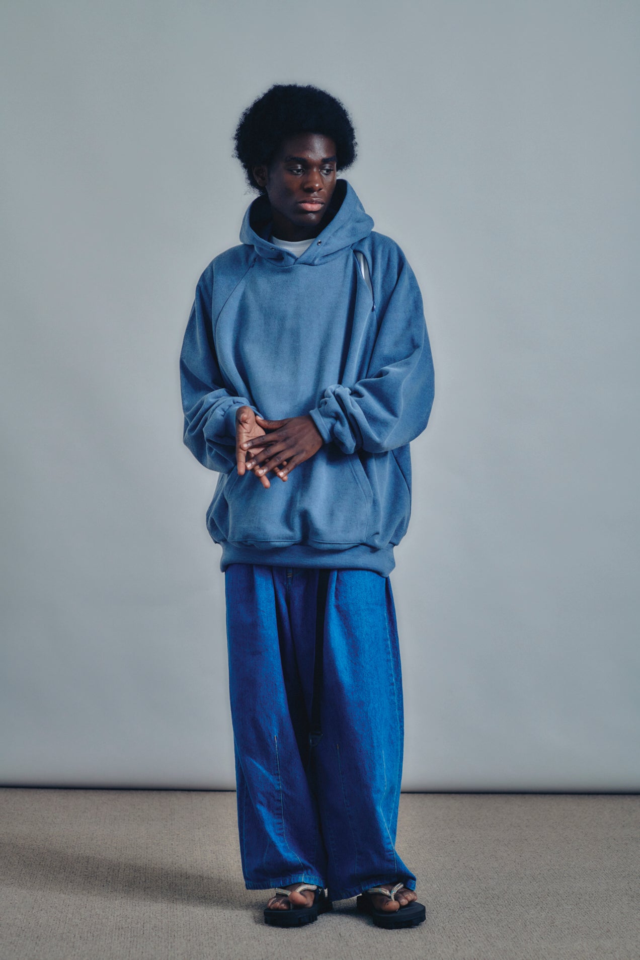 5PK BALLOON PANTS(Enzyme Wash) | is-ness online shop | イズネス