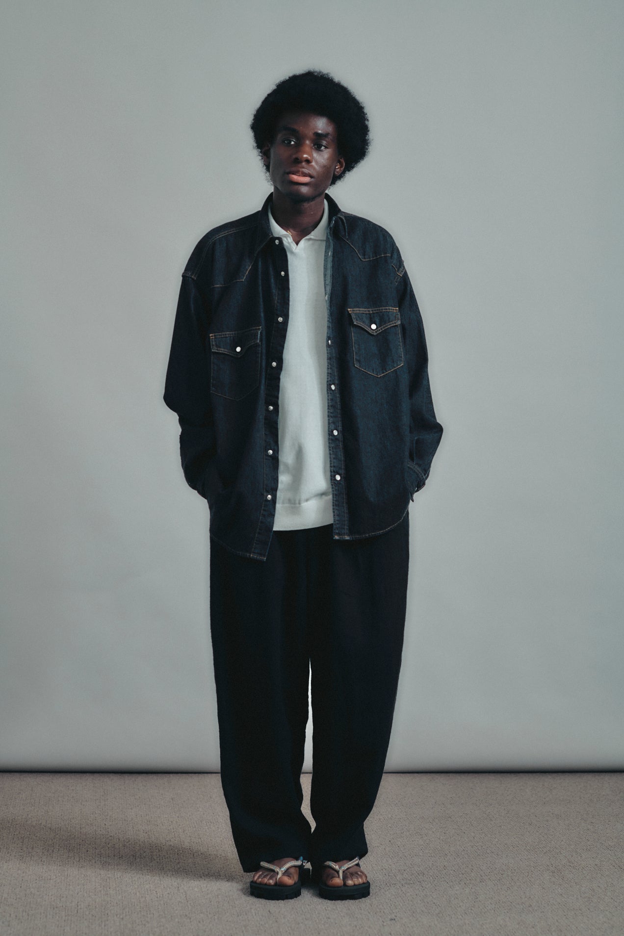 Linen Track Pants | is-ness online shop | イズネス オンライン ショップ