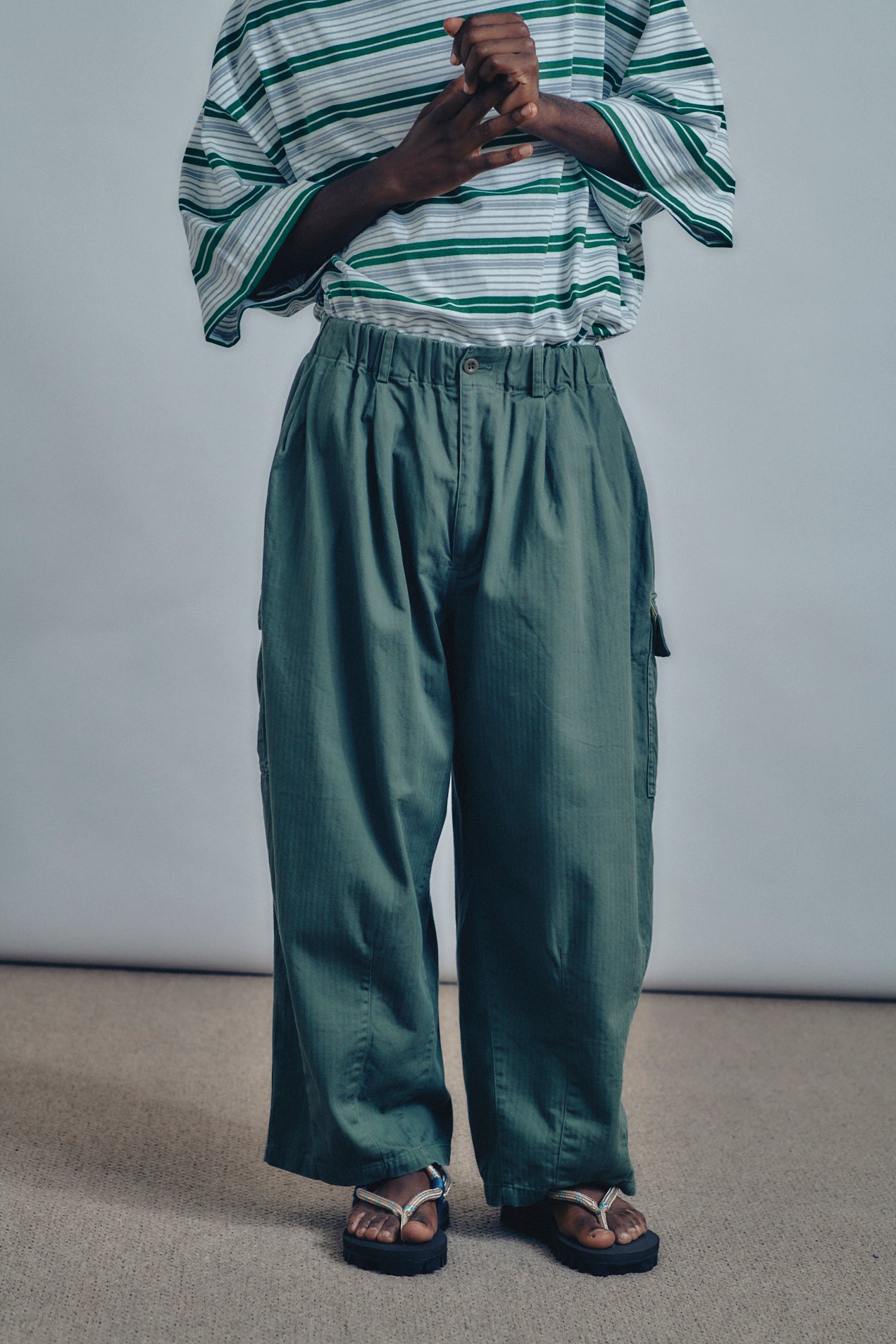 Herringbone 6-Pocket Pants 7