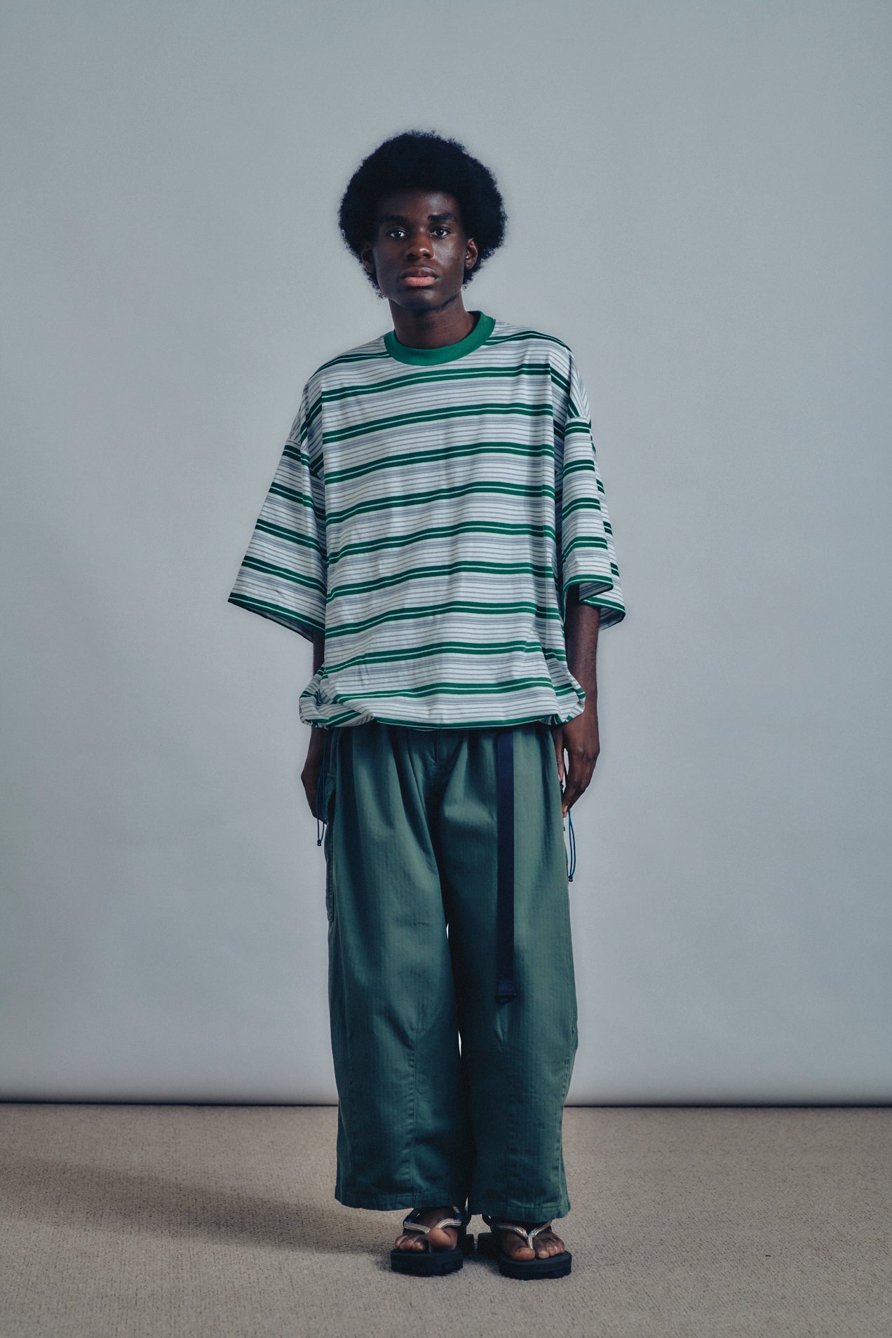 Border Balloon T-Shirt | is-ness online shop | イズネス オンライン