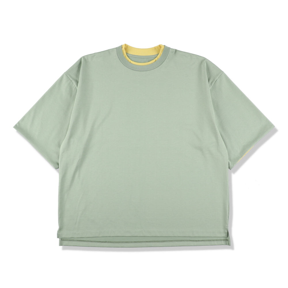 W NECK LAYERED T-SHIRT 2