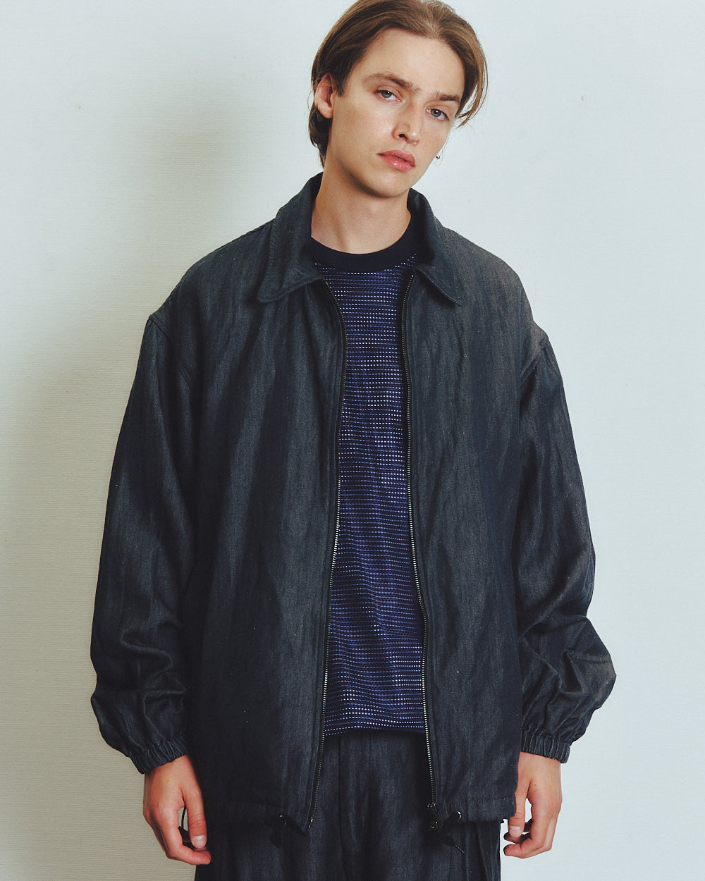 WOOL LINEN COACH JACKET 6