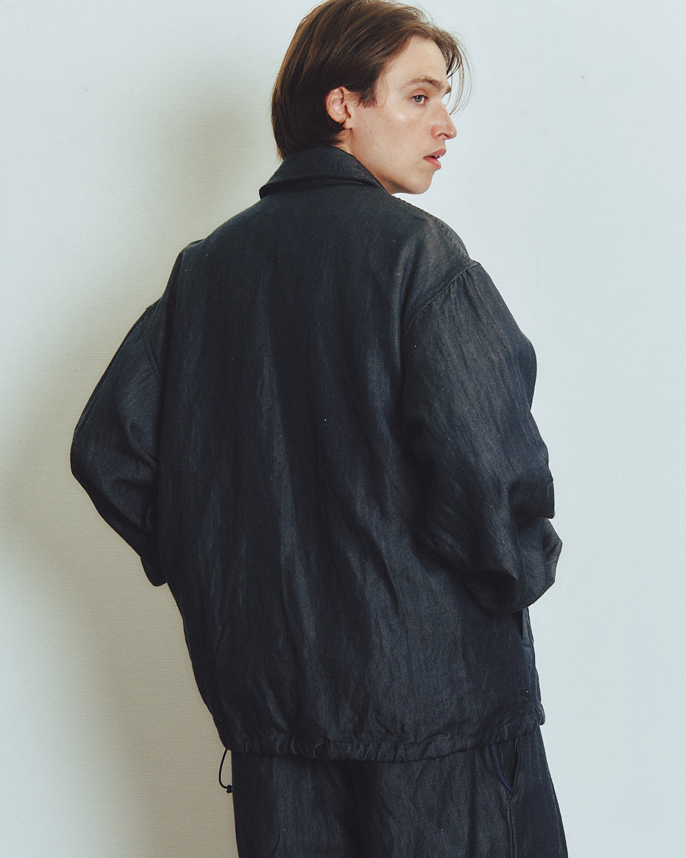 WOOL LINEN COACH JACKET 8