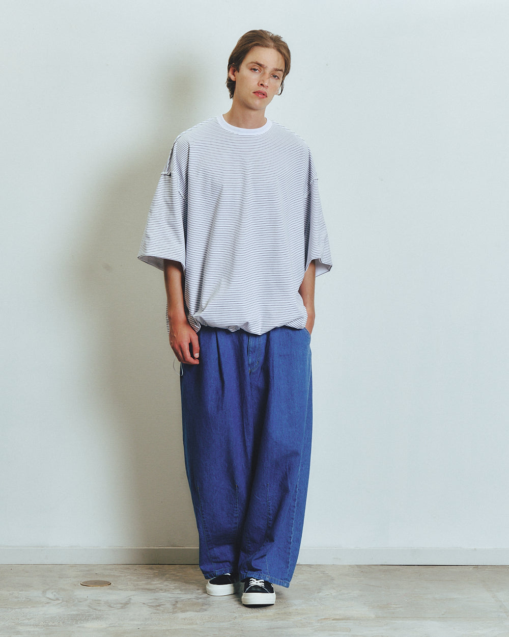DENIM 5PK BALLOON PANTS02 | is-ness online shop | イズネス