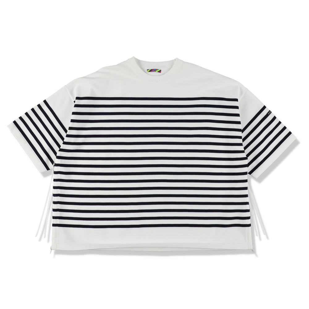 KNIT VENTILATION BORDER T-SHRTS 2