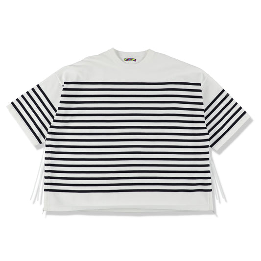 KNIT VENTILATION BORDER T-SHRTS 2