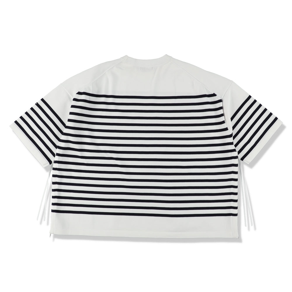 KNIT VENTILATION BORDER T-SHRTS 3