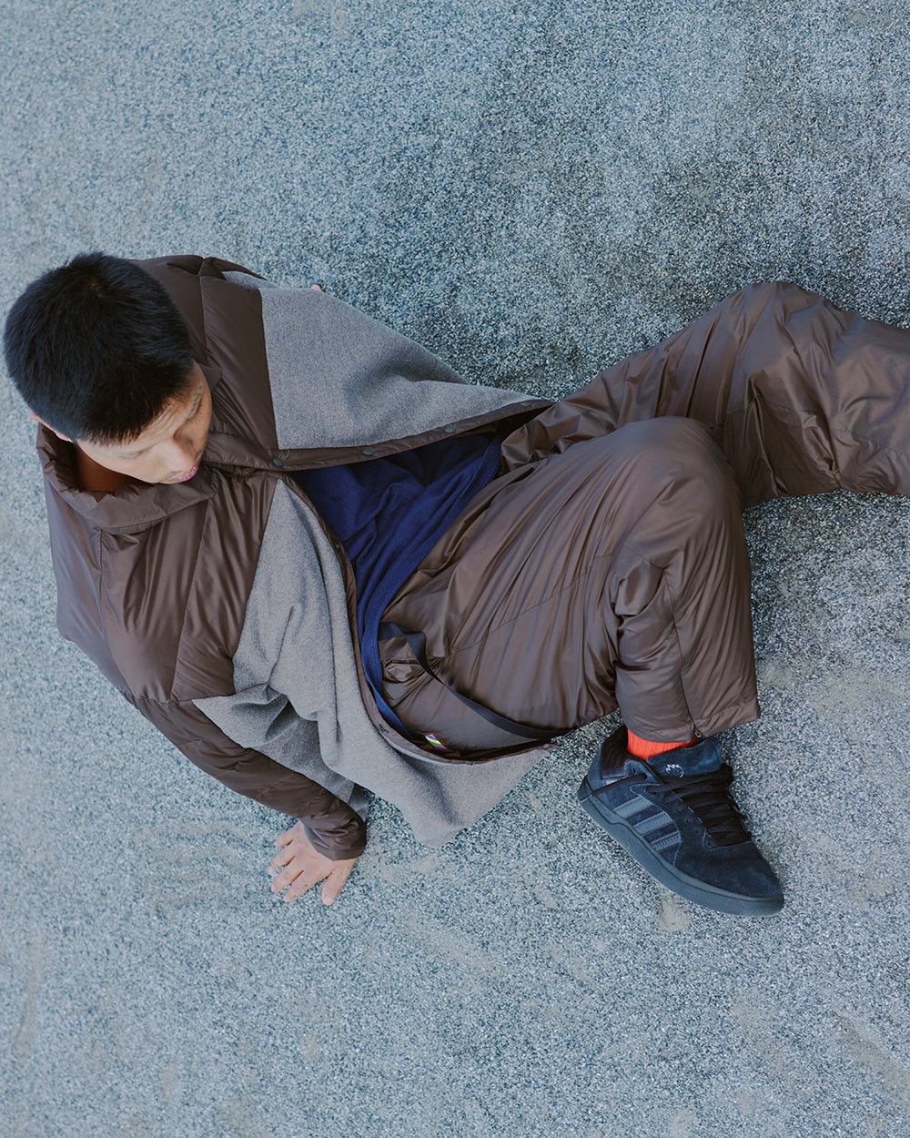 DOWN SHIRT(is-ness×TAION)