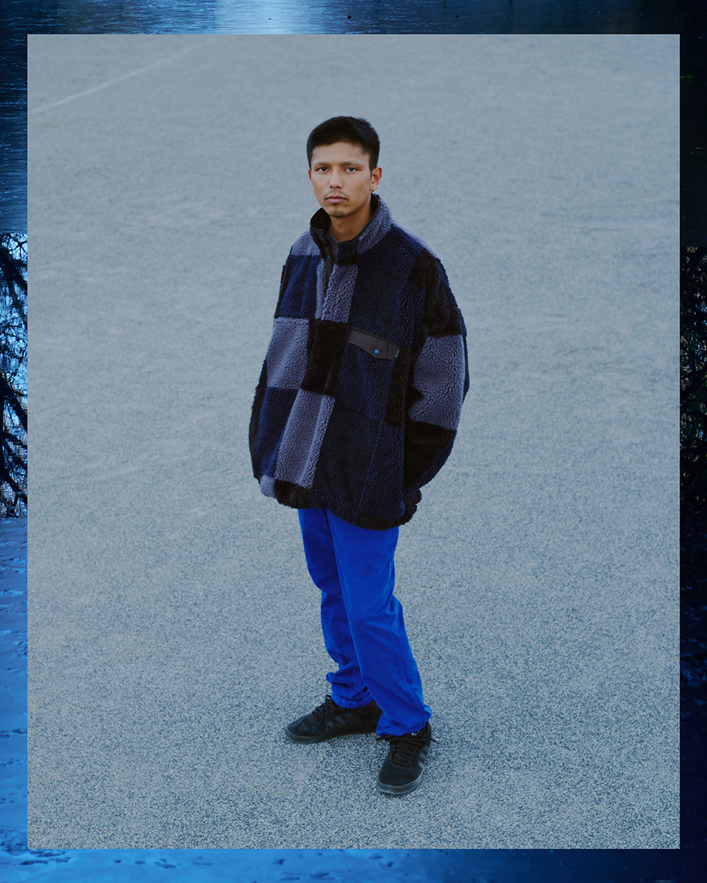 REVERSIBLE PULLOVER FLEECE JACKET（is-ness×Y(dot) BY NORDISK）