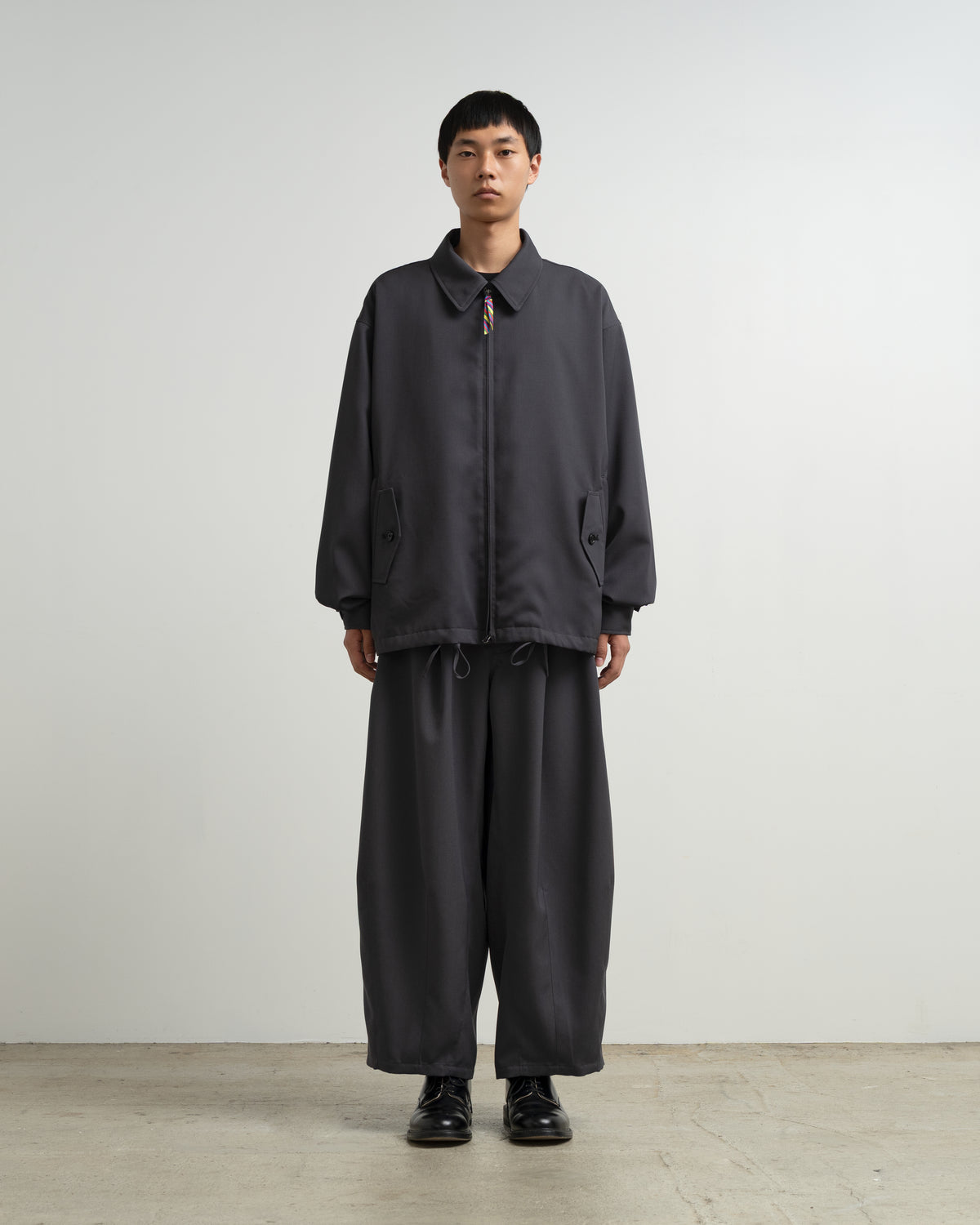【9/26発売】is-ness × Graphpaper Scale Off Wool Balloon Chef Pants