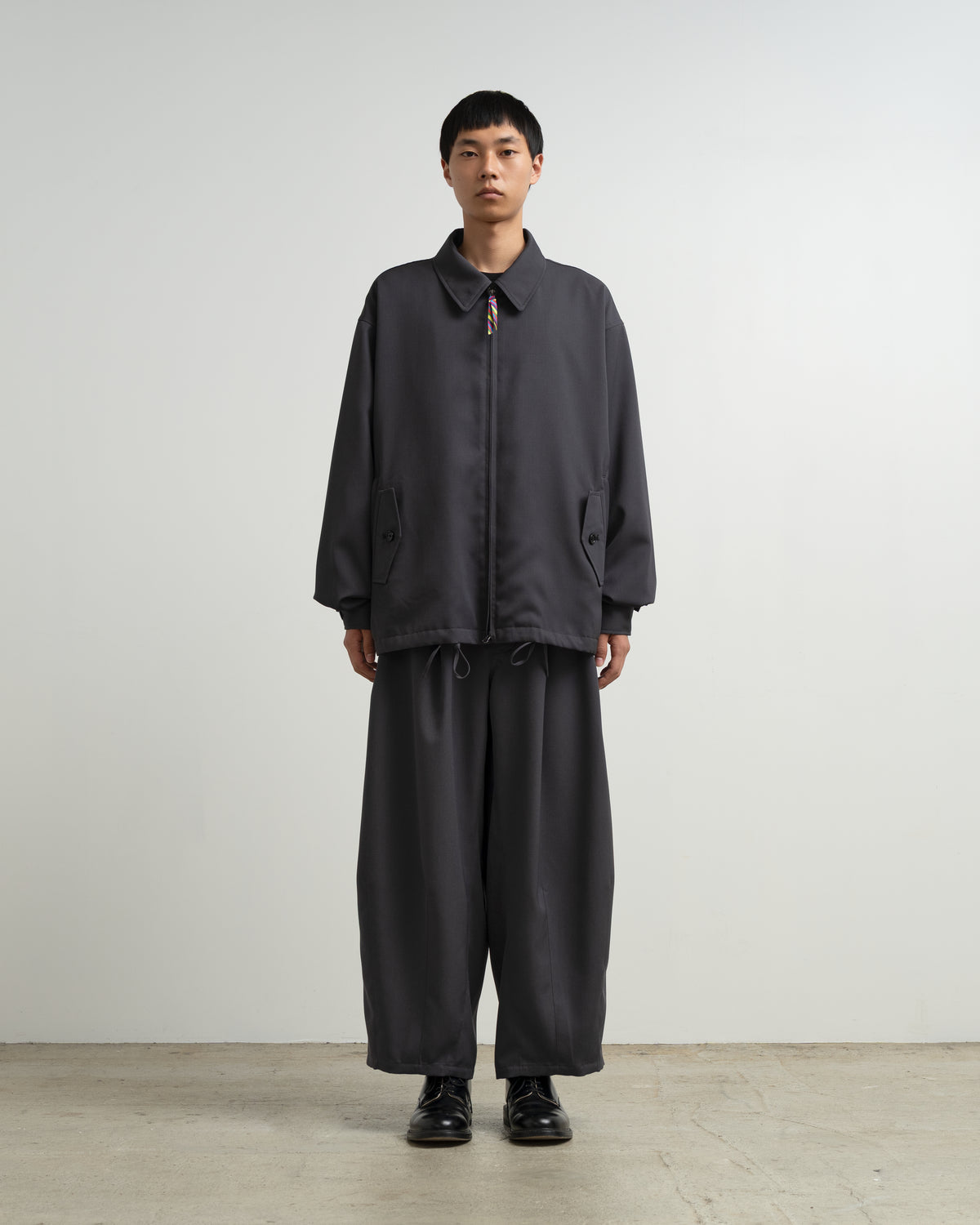 【9/26発売】is-ness × Graphpaper Scale Off Wool Harrington Jacket