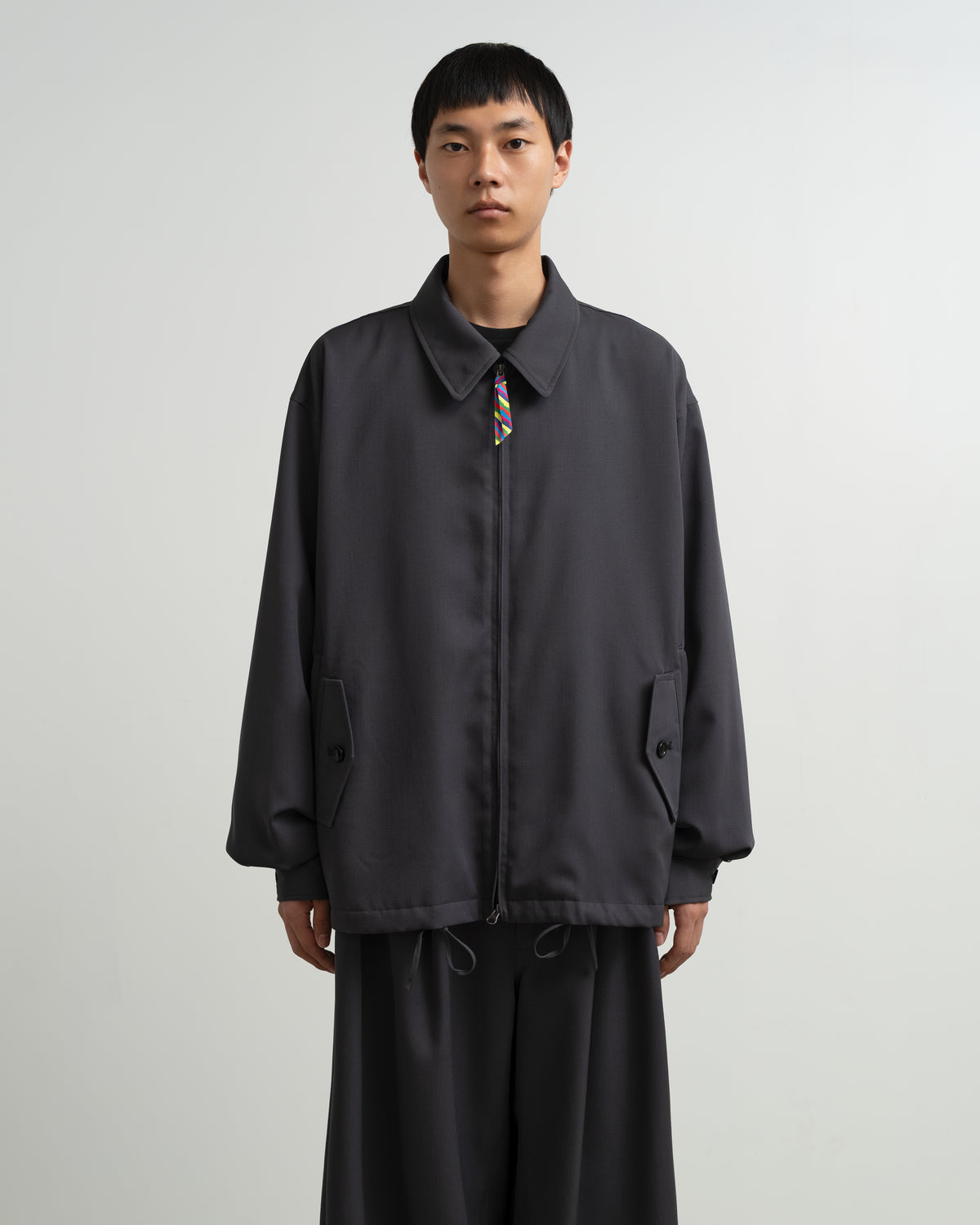 【9/26発売】is-ness × Graphpaper Scale Off Wool Harrington Jacket