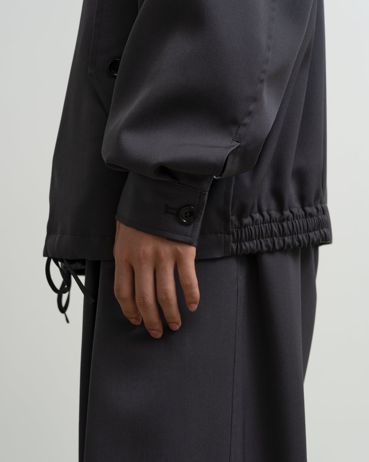 【9/26発売】is-ness × Graphpaper Scale Off Wool Harrington Jacket