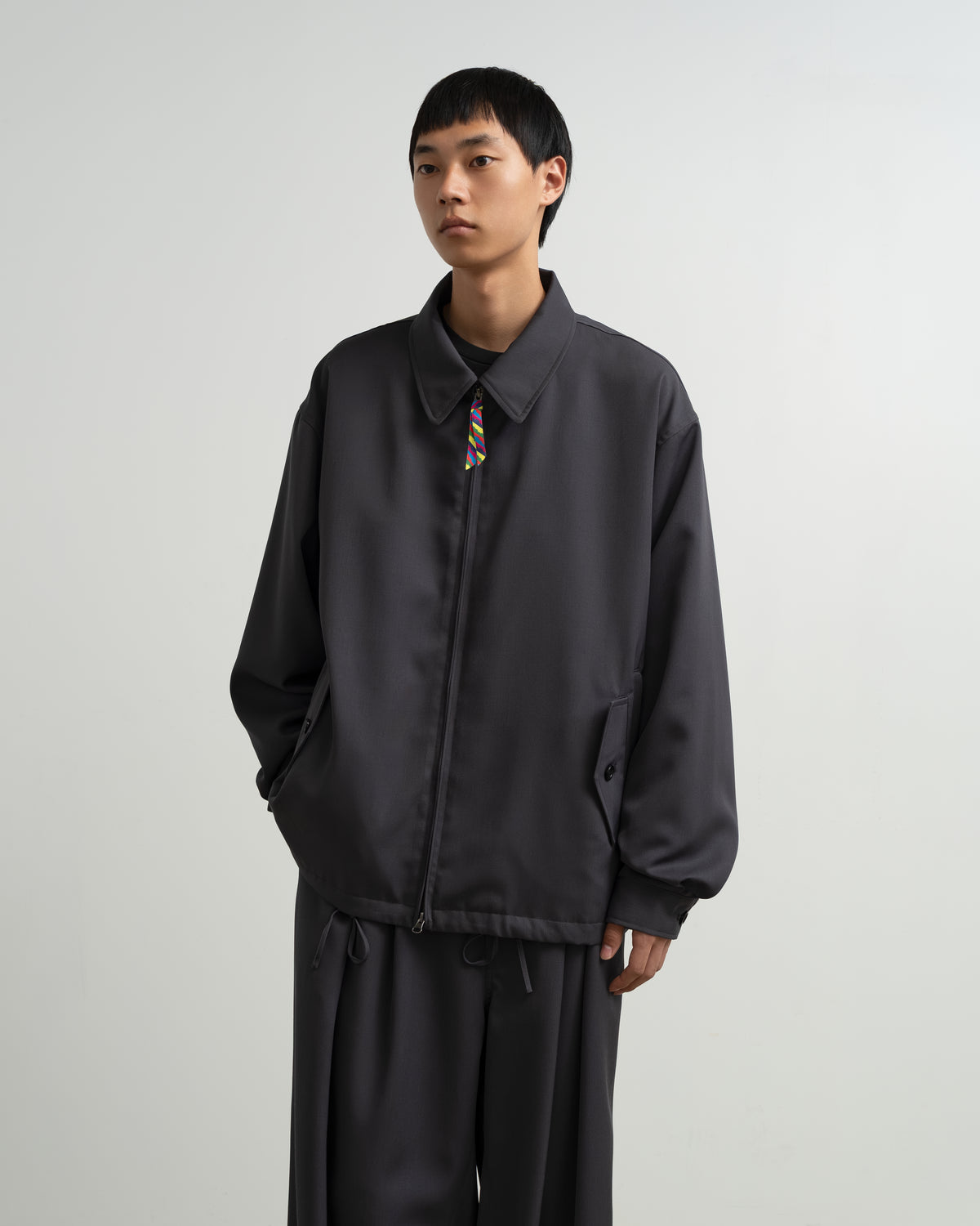 【9/26発売】is-ness × Graphpaper Scale Off Wool Harrington Jacket