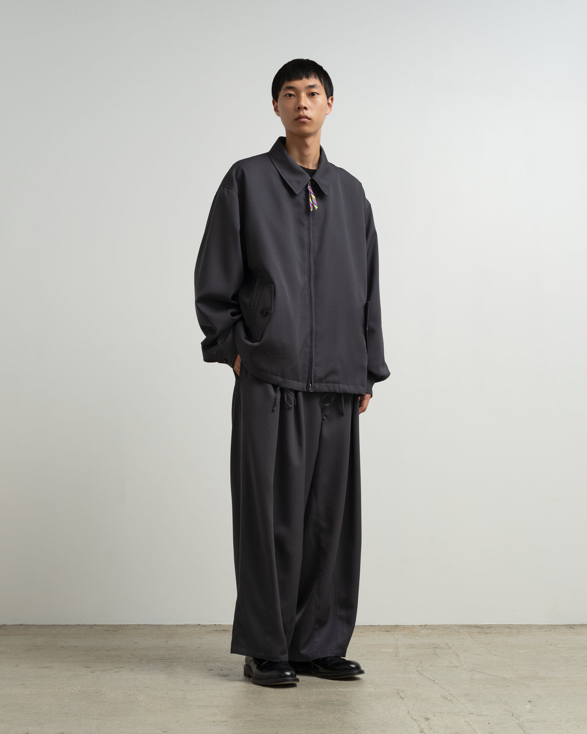 【9/26発売】is-ness × Graphpaper Scale Off Wool Harrington Jacket