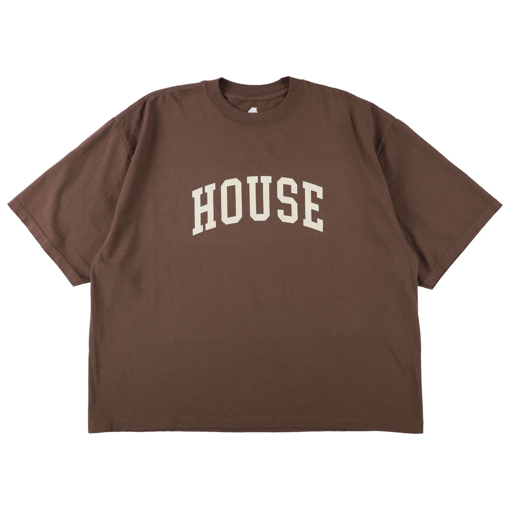 HOUSE FLOCKY PRINT T-SHIRT | is-ness online shop | イズネス HOUSE FLOCKY PRINT T-SHIRT | is-ness online shop | イズネス