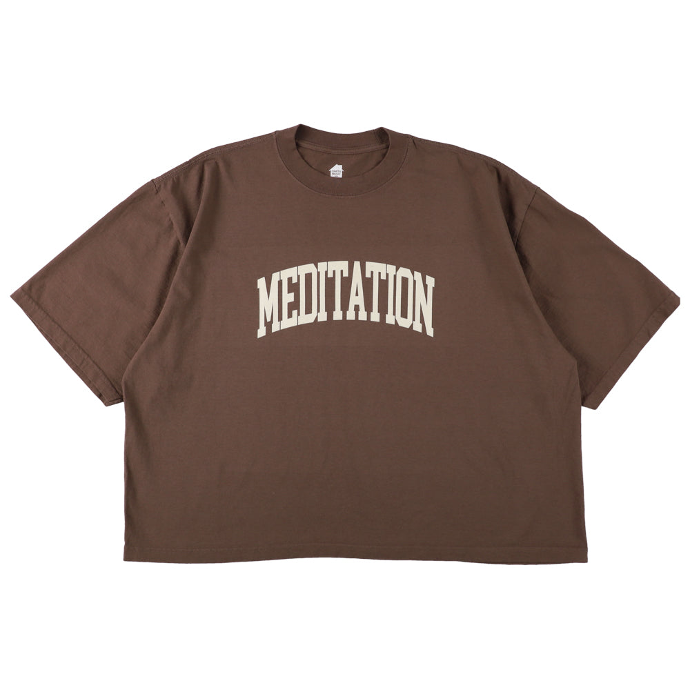 MEDITATION FLOCKY PRINT T-SHIRT 2