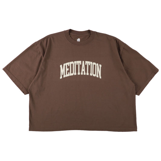 MEDITATION FLOCKY PRINT T-SHIRT 2