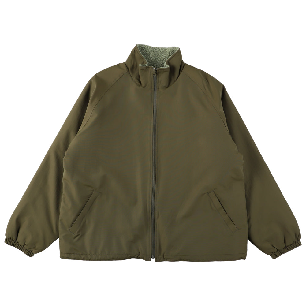 MUSIC IS NOT OVER! REVERSIBLE FLEECE JACKET | is-ness online shop 
