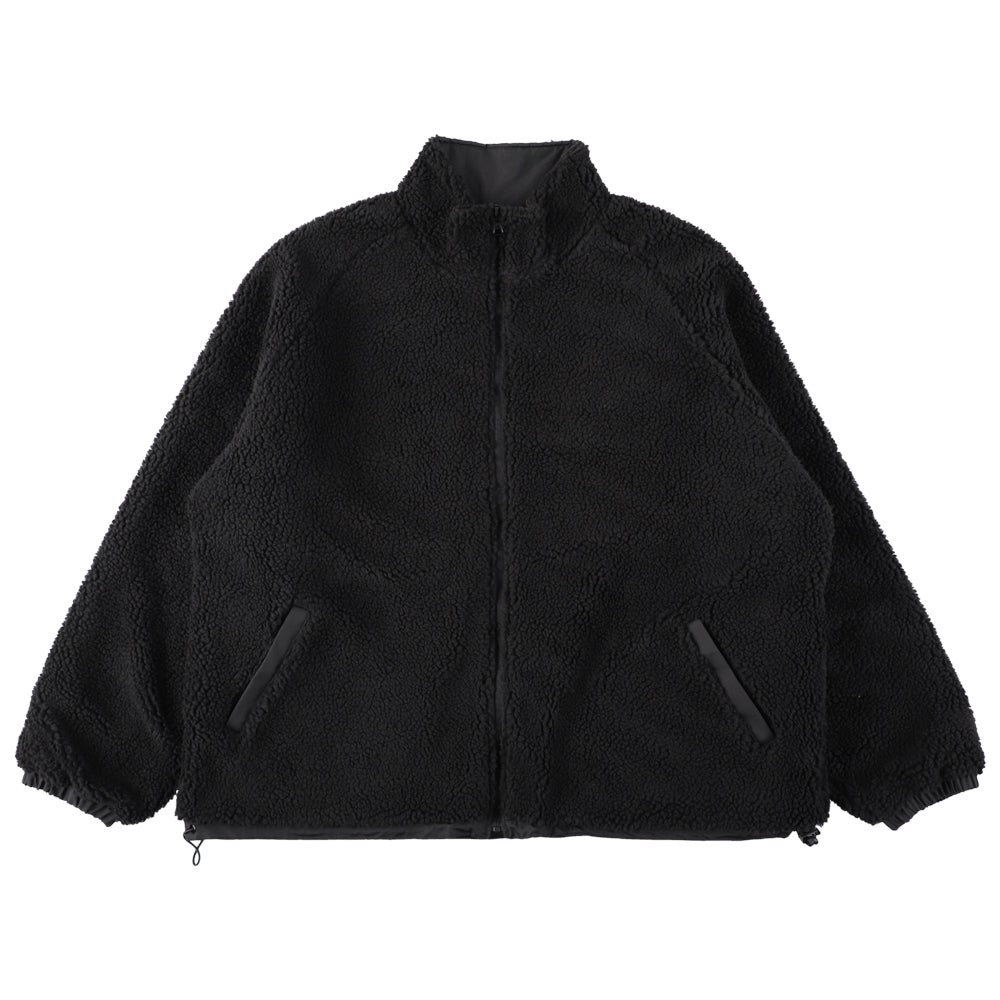 MUSIC IS NOT OVER! REVERSIBLE FLEECE JACKET | is-ness online shop 