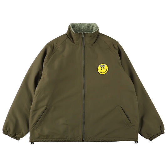 HOUSE PATCH REVERSIBLE FLEECE JACKET 1
