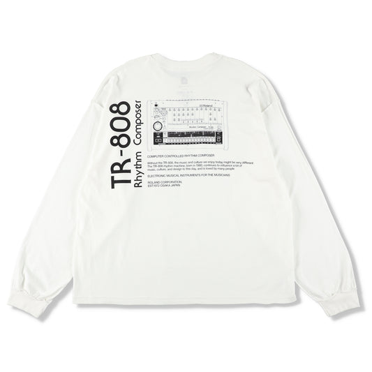 TR-808 LONG SLEEVE T-SHIRTS(ISNESS MUSIC×ROLAND) 1