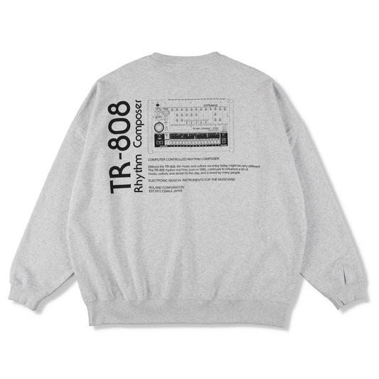 TR-808 CREW NECK SWEATSHIRT(ISNESS MUSIC×ROLAND) 1