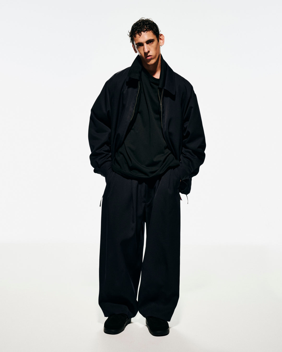 【9/26発売】is-ness × Graphpaper Scale Off Wool Balloon Chef Pants