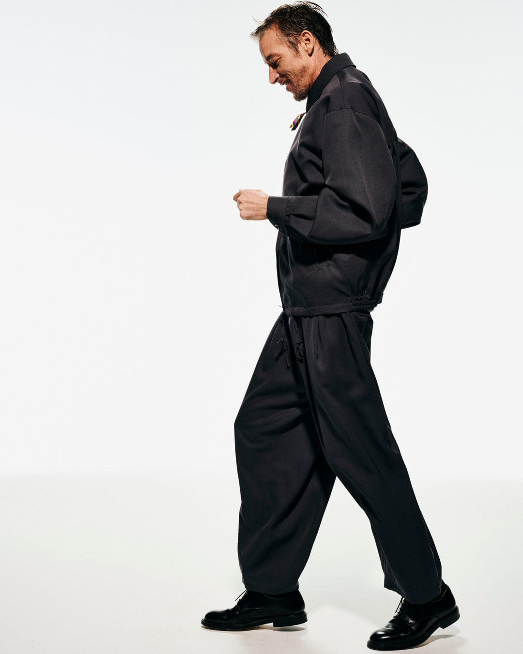 【9/26発売】is-ness × Graphpaper Scale Off Wool Balloon Chef Pants
