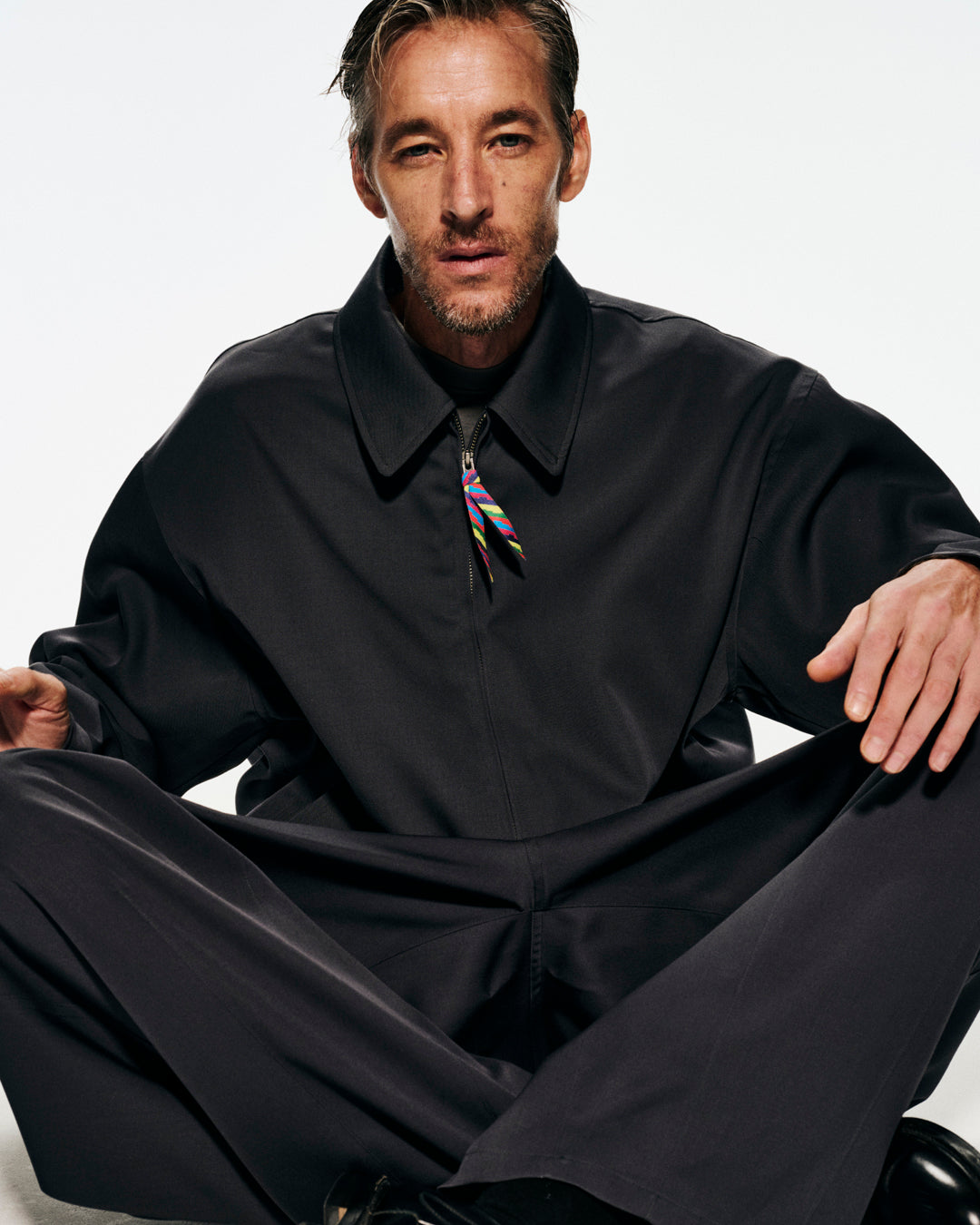 【9/26発売】is-ness × Graphpaper Scale Off Wool Harrington Jacket