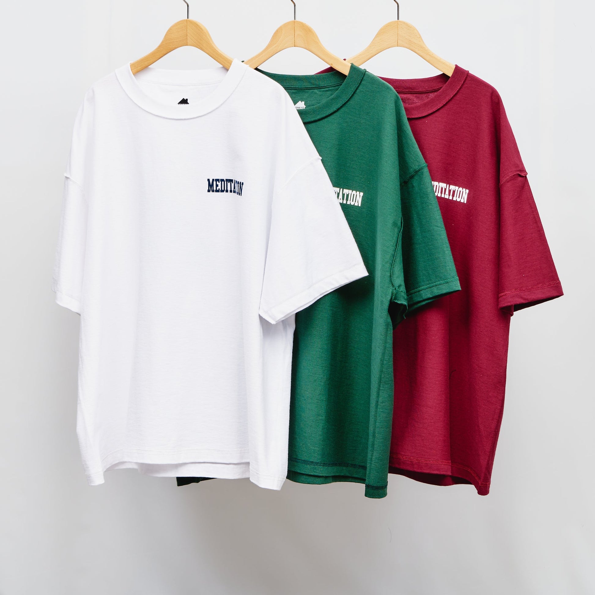 MEDITATION  S/S T-SHIRTS is-ness online shop 1